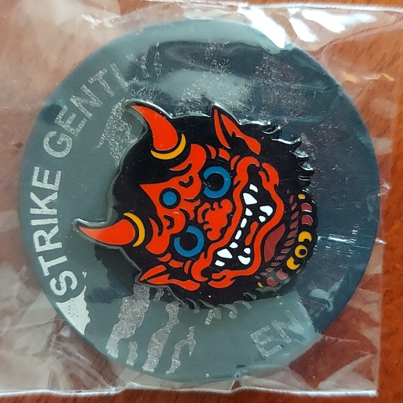 Strike Gently Enamel Pins Set - Picture 2 of 5